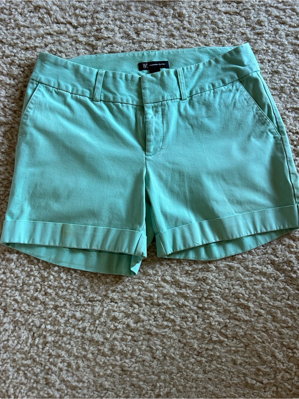 INC International Concepts Mint Tailored Bermuda Shorts